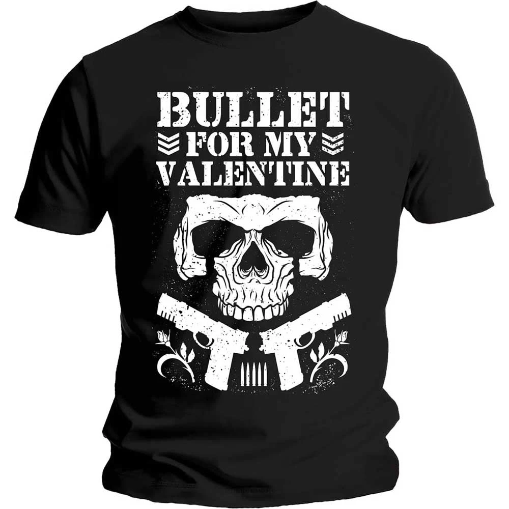 Temper Temper  Bullet for My Valentine Band T-Shirt Cotton Graphic Tee Men Women Summer Streetwear