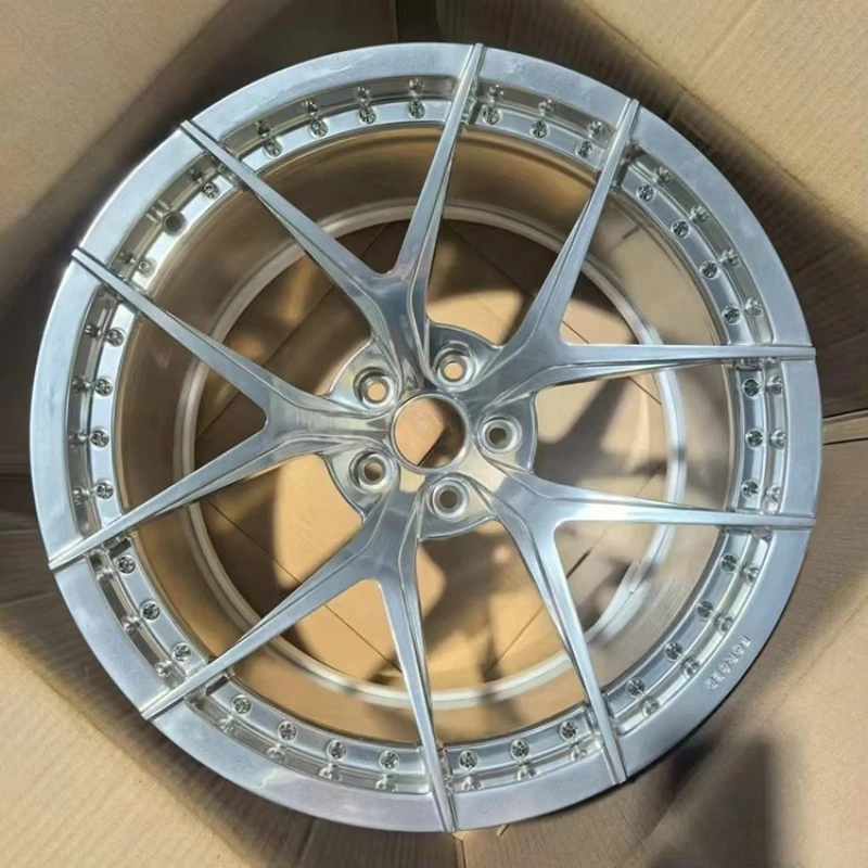 

18-24 дюйма 5x112 5X120 5X114.3 Кованые диски из 1 шт. Ступицы на заказ 6061-T6 Глубоковогнутые полированные гоночные автомобильные колеса для M3 G30 540i