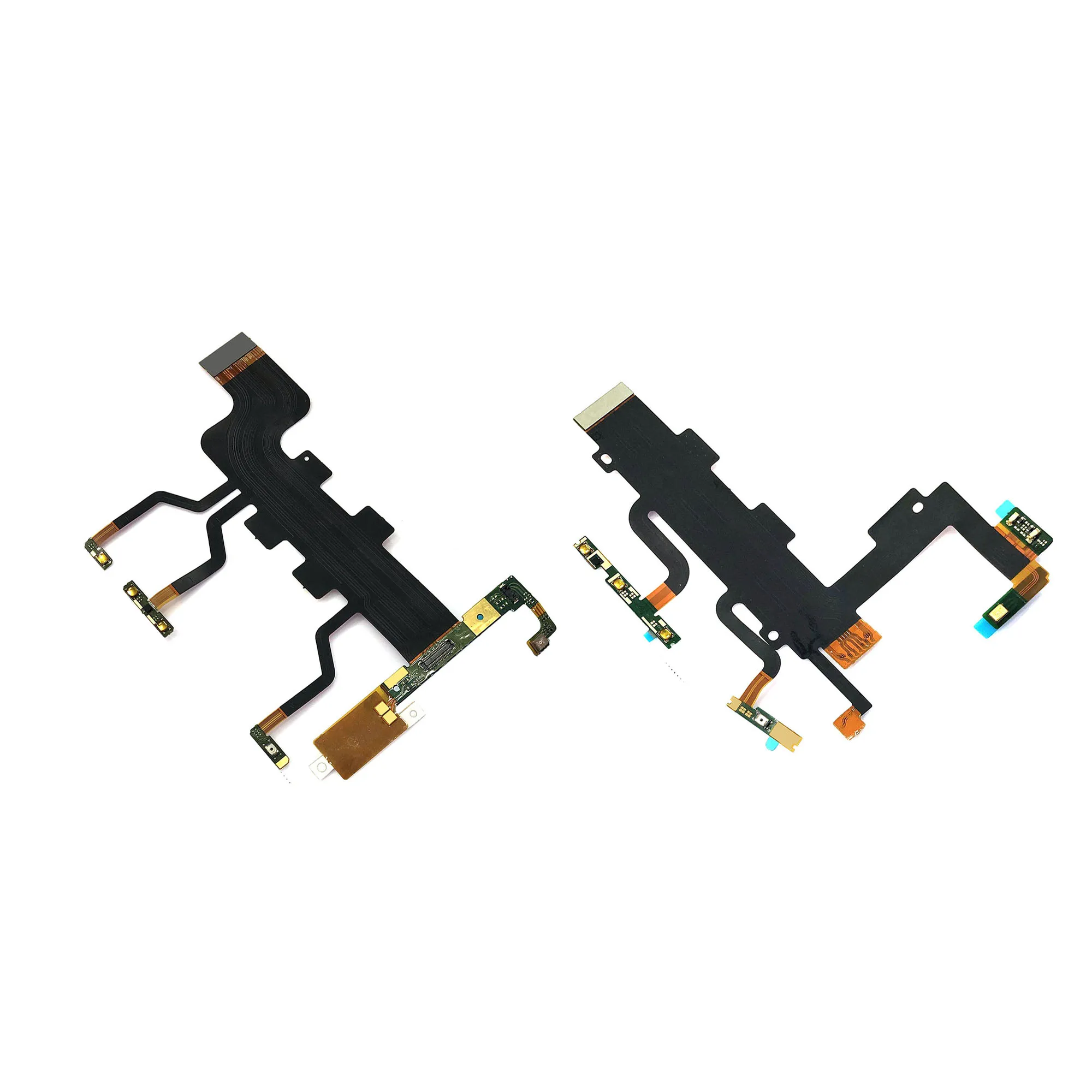 For Sony Xperia C3 Z L36H LT22 Power Switch On Off Button Cable M2 M4 M5 T2 Volume Up down Buttons Flex Cable Repair parts