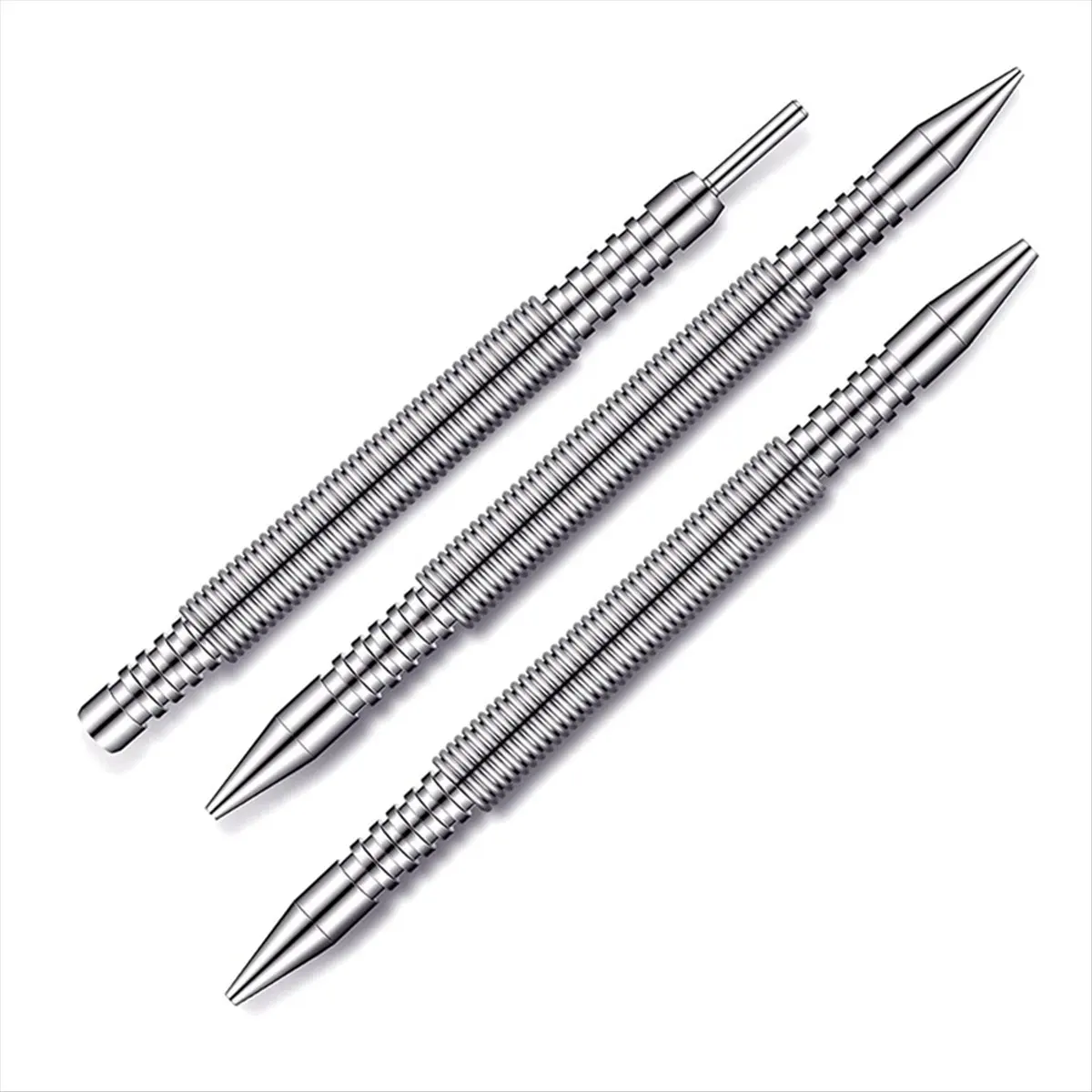 REST 3 Pcs Dual Head Nail Setter and Hinge Pin Punch Set,Hammerless Spring Nail Punch Door Hinge Pin Remover Tool 5000 PSI