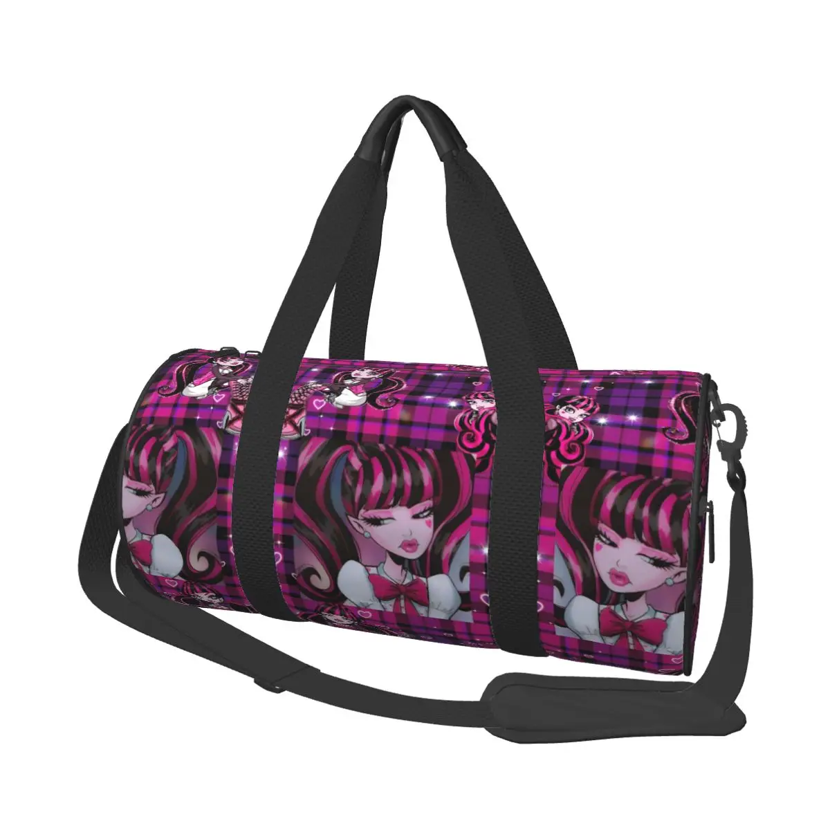 Monster High Rick-Sac de sport de grande capacité pour homme, sacs à main drôles, sac de fitness étanche, sacs de voyage et d'entraînement