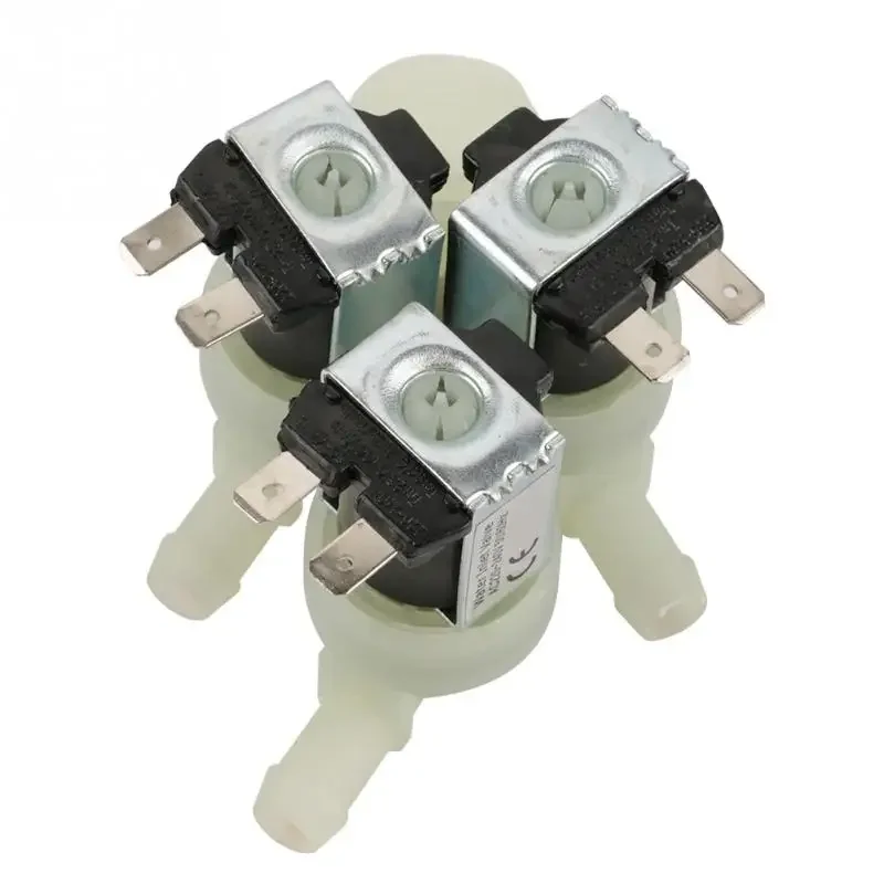 AC 220V G3/4Inch Solenoid Valve 1 In 3 Out Electromagnetic Check Valve Normally Closed Electrical Water Inlet Solenoid Swicth