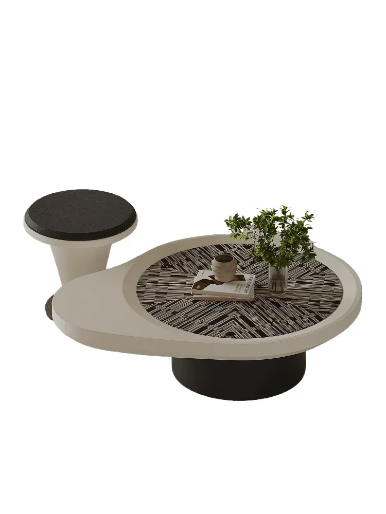

Simple modern special-shaped coffee table living room home Italian designer creative coffee table combination