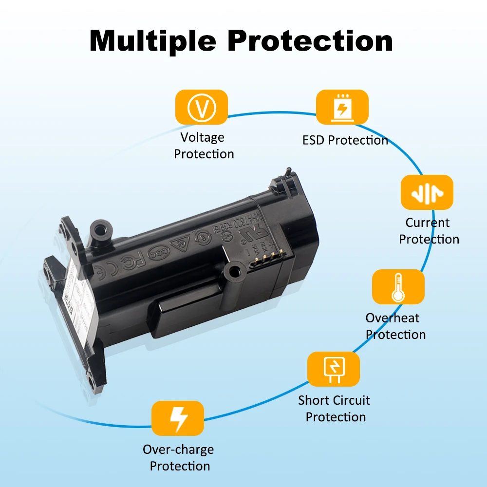 KingSener 071473 071471 745518-0010 Akku für Bose SoundLink Revolve Lautsprecher, 7,2 V, 2200 mAh, wiederaufladbarer Li-Ion-Akku. – Detail 2