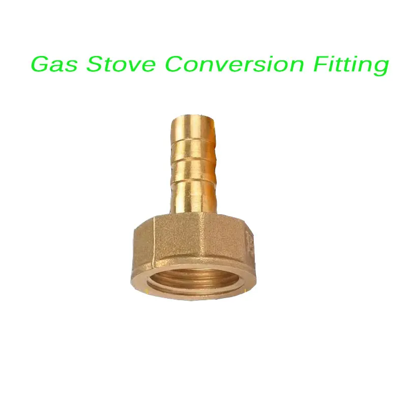 

2 Pcs Gas Stove Conversion Fitting Hose Joint Connection Inlet Conversion Fitting Screw Gas Stove Accessories