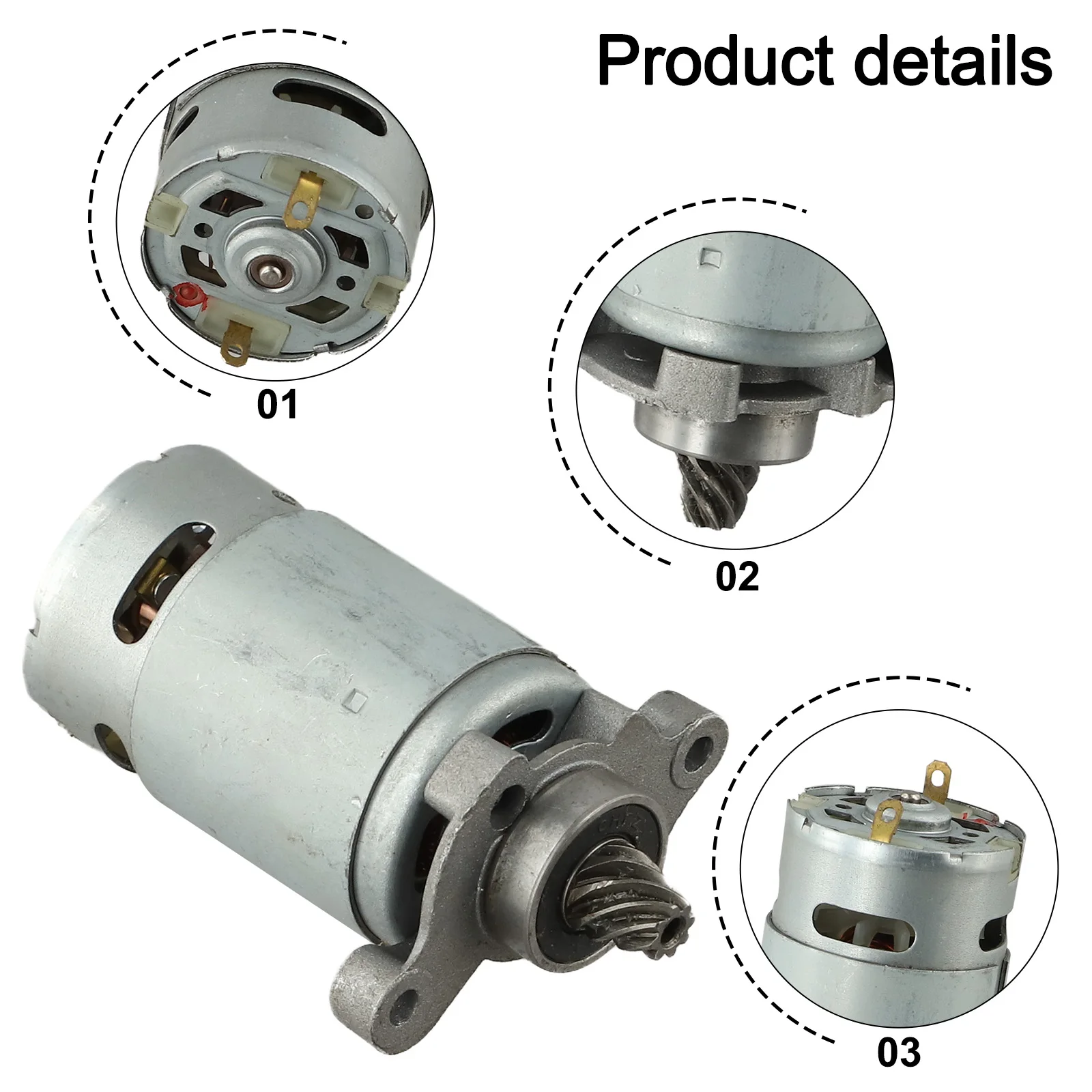 Electric Motor 87*72.5mm 550 Electric Saber Saw Ball Bearings Design Compact Size Easy To Install High Efficiency