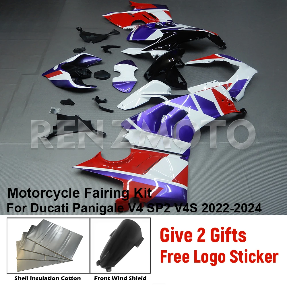 For Ducati Panigale V4 V4s S 2022 2023 2024 22-24 New ABS Motorcycle Bike Fairings Set Body Kit Bodywork Set Shell Injection 104