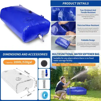 خزان مياه قابل للطي بسعة كبيرة...