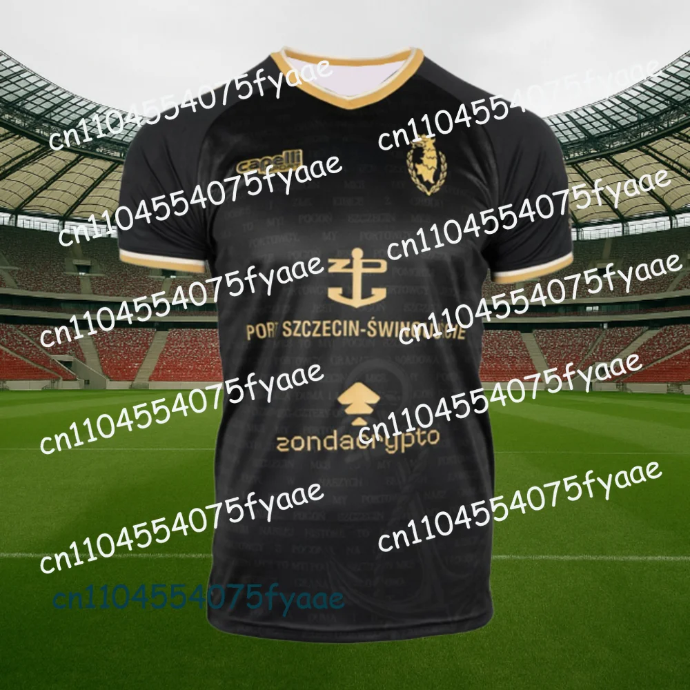 25-26 جديد البولندية لكرة القدم الرجال كرة القدم جيرسي بولندا التجفيف السريع Pogoц Szczecin جيرسي كيت الرجال Polska كرة القدم طفل جيرسي أطقم