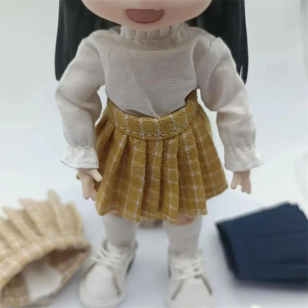 새로운 인형 액세서리 멀티 스타일 탑 캐주얼 스커트 학교 스타일 옷 미니 스커트 드레싱 옷