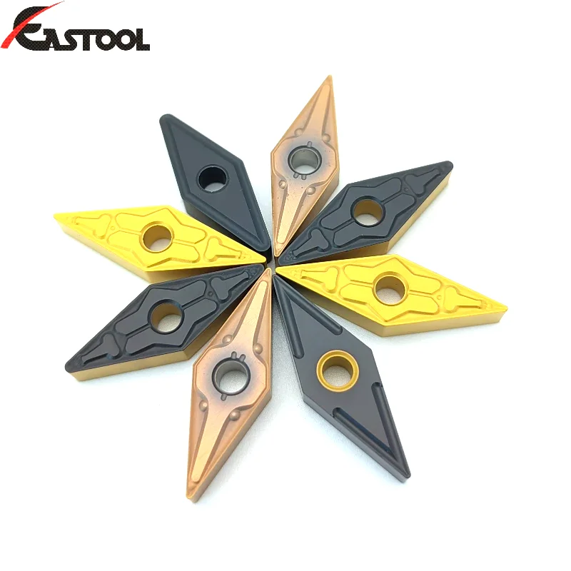 

10 шт. VNMG160408-MA вставки из цементированного карбида, токарные вставки для токарных станков с ЧПУ для резки стали, общая обработка