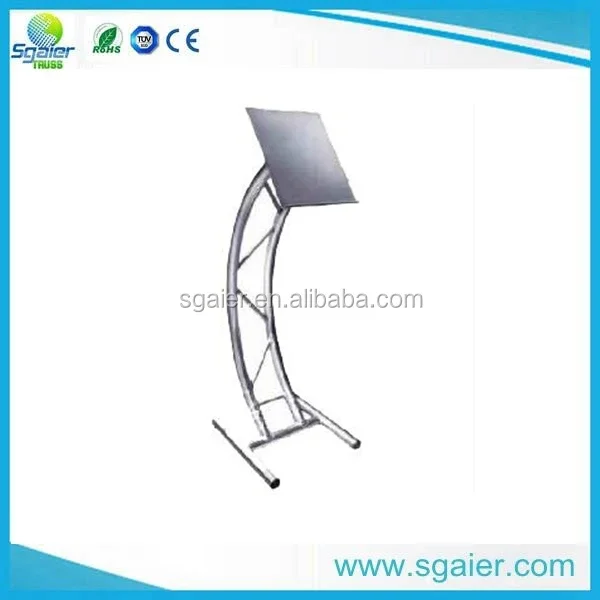 model show aluminum led screen truss tv stand truss