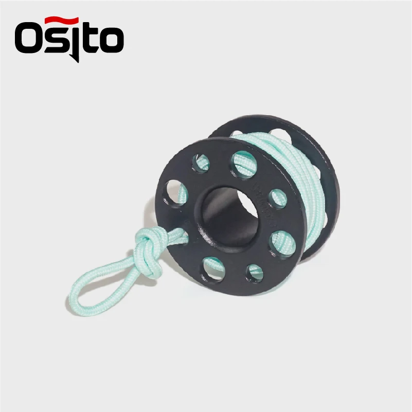 Mini Finger Spool Keychain with Luminous Line for Divers' Gifts-DA002