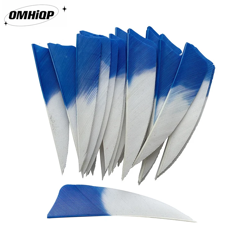 50Pcs 3Inch Archery Fletches Feather Arrow Fletching Natural Turkey Feathers Traditional Arrow Archry Fletches  DIY Accessories