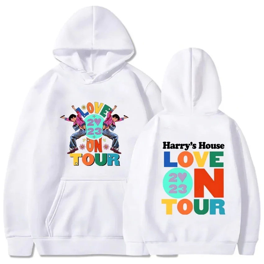 

Harrys House Love on Tour Hoody Men's Streetwear Print Clothes Originality Aesthetic Sweatshirt Unisex Autumn Fleece Hoodie