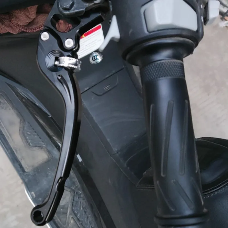 1 زوج العالمي CNC الألومنيوم قابل للتعديل والعتاد مزدوج مكبح قرصي دراجة نارية الفرامل رافعة مقبض لهوندا ياماها كاواساكي سوزوكي