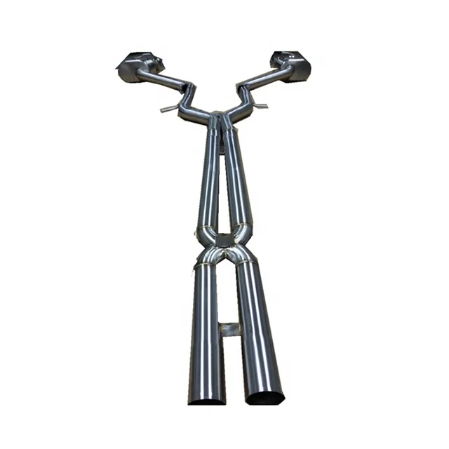 Refitting Electric Valve Control Exhaust System Downpipe For Porsche Panamera