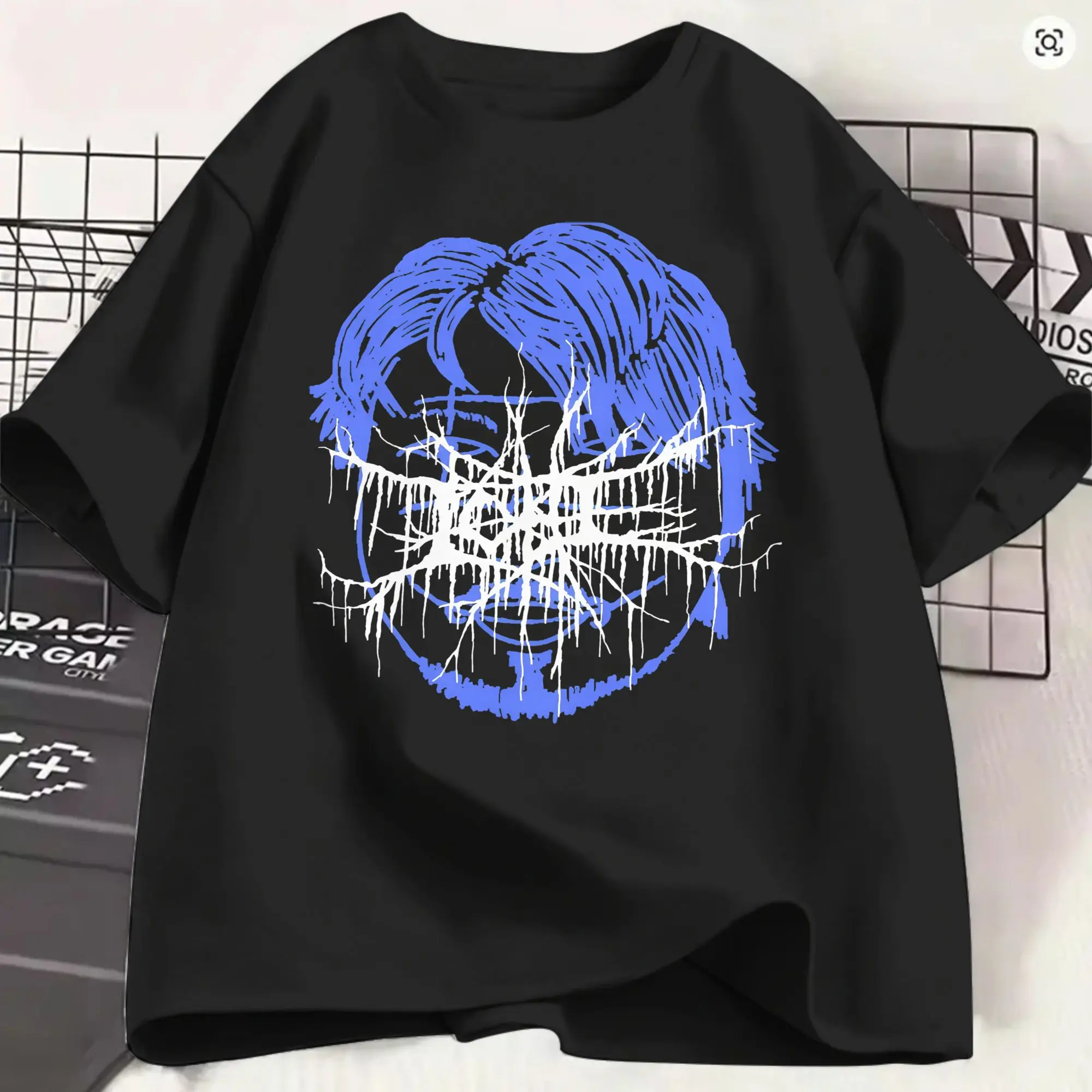 Ichi the Killer Men T Shirts  Novelty Tees Short Sleeve Round Neck T-Shirts Pure Cotton Plus Size Tops
