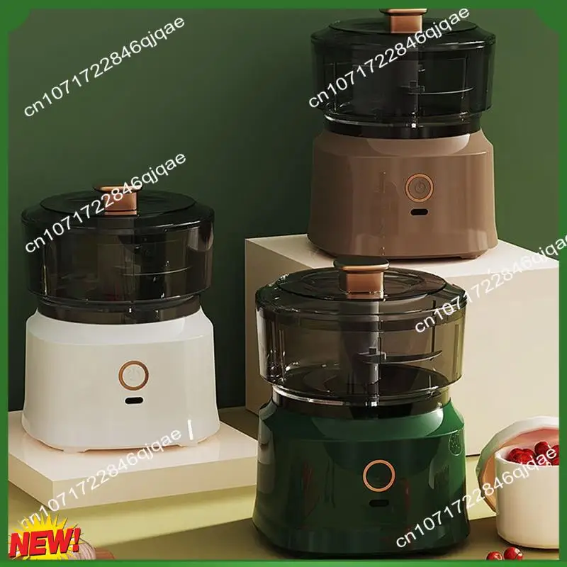 

A48I 2Piece Electric Garlic Masher Crusher Pressure Vegetable Cutter Detachable Automatic Mini Kitchen 350ML USB Charging B