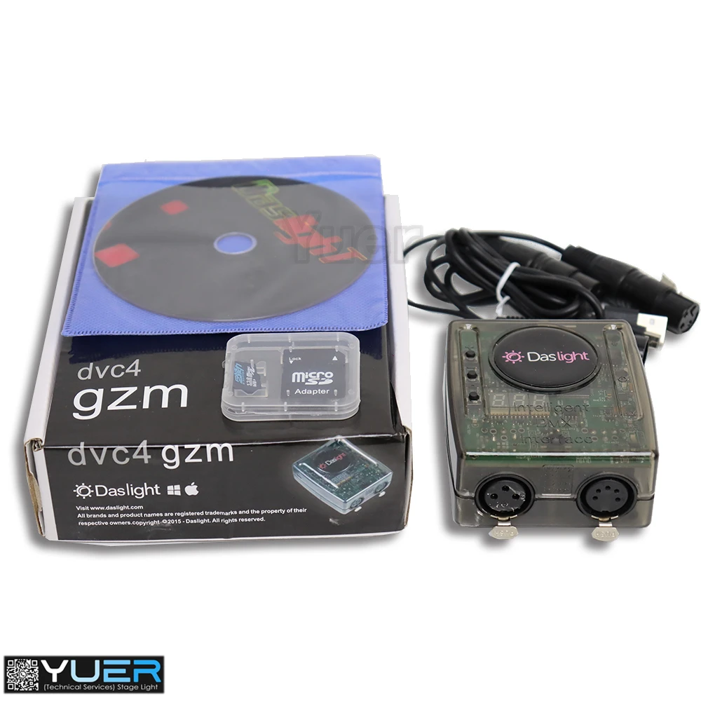 Daslight-CONTRÔLEUR DMX DVC4 GZM, USB, DJ Chang, machine d'éclairage antibrouillard, lampe Par LED RGBW pour éclairage de scène DMX Raf FACE