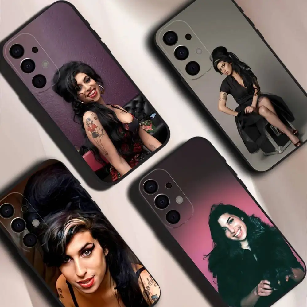 

A-Amy Winehouse Singe Phone Case For Samsung S26,S25,S24,S21,S22,S23,S30,Ultra,S20,Plus,Fe,Lite,5G Black Cover