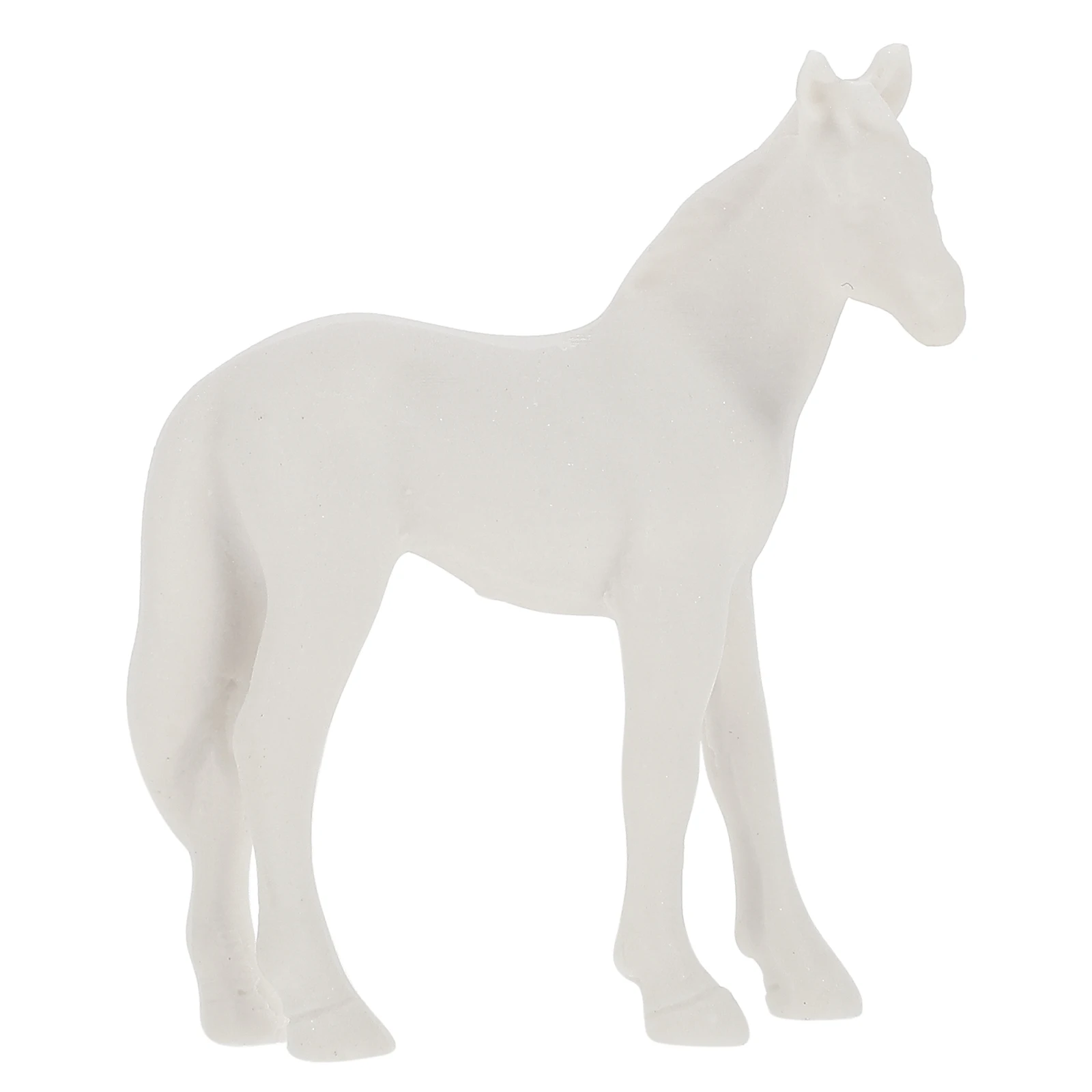 

Horse Ornament Mini Resin Figurines Durable Aquarium Decor Reptile Tank Garden Statue Home Decorations Practical