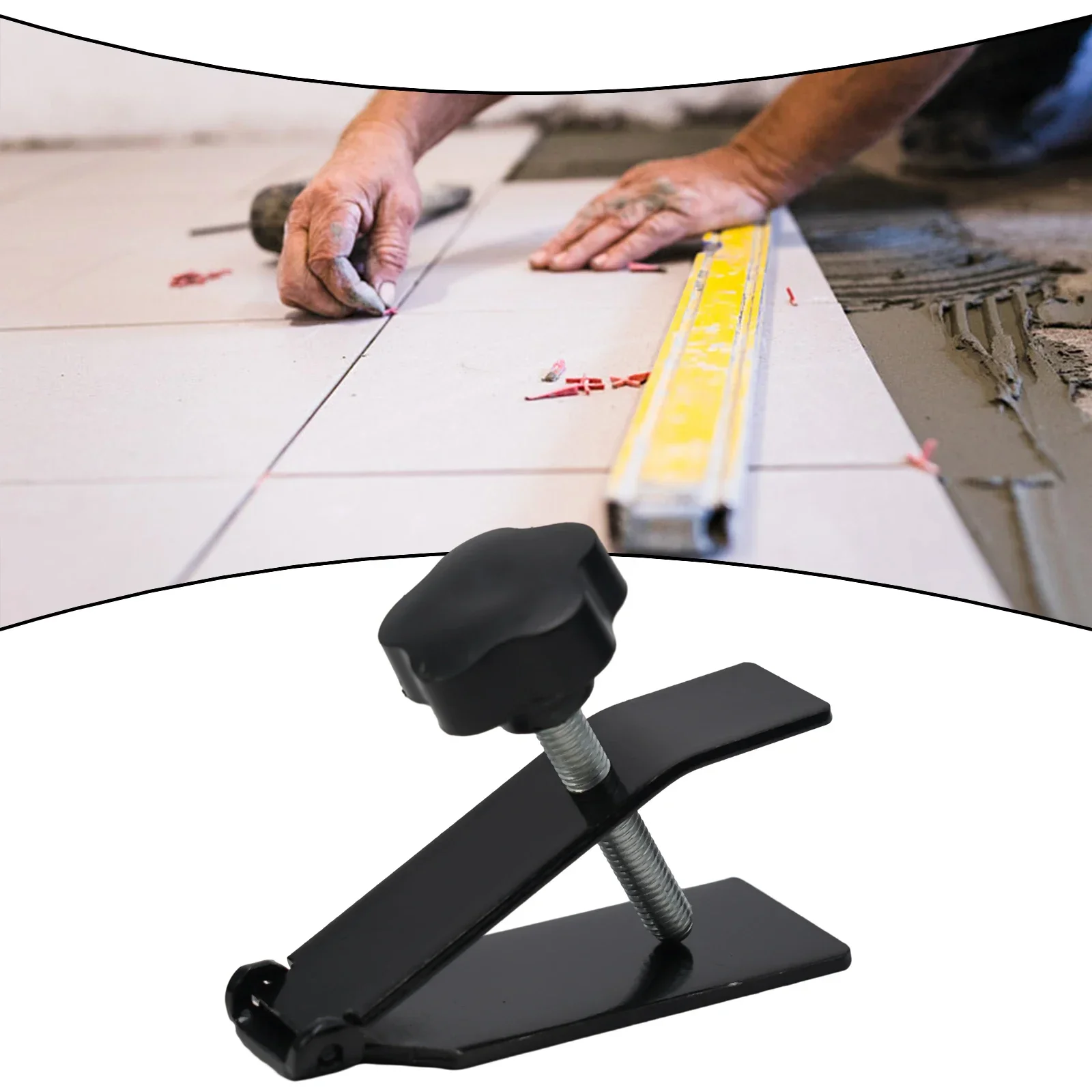 1pcs ปรับความสูงกระเบื้องกระเบื้อง Locator 250KG Lifter Leveling เครื่องมือสําหรับกระเบื้องความสูง Regulator เครื่องมือ