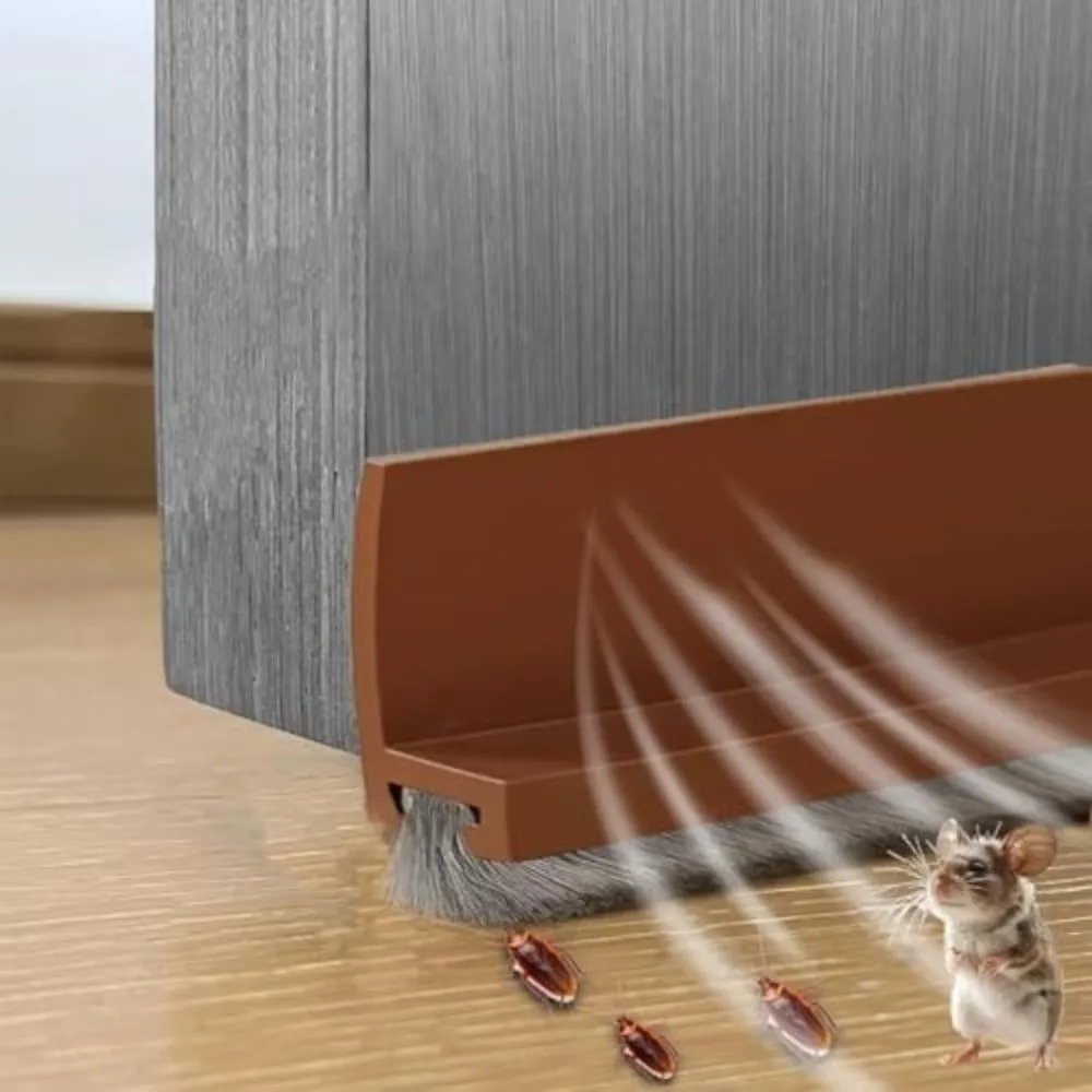 المهنية البلاستيكية مسودة الباب سدادة ذاتية اللصق 100 سنتيمتر الباب الاجتياح فرشاة عازلة للصوت تصميم الطقس تجريد غرفة نوم #3