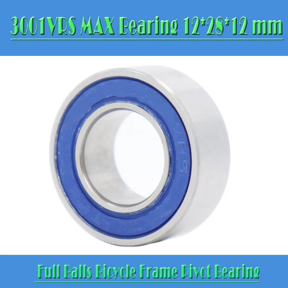 3001 VRS MAX Bearing 12*28*12 mm 1PC C2 Full Balls Bicycle Frame Pivot Bearing 30012RS RSV Ball Bearings 3001-2RS 3001LLU