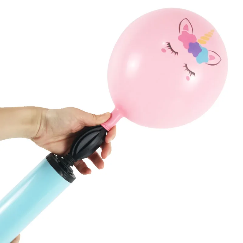 Hand Push Balloon Pump Foil Latex Air Balloon Inflatable Toy Ball Inflator Pump Wedding Birthday Party Decor Balloon Accessories