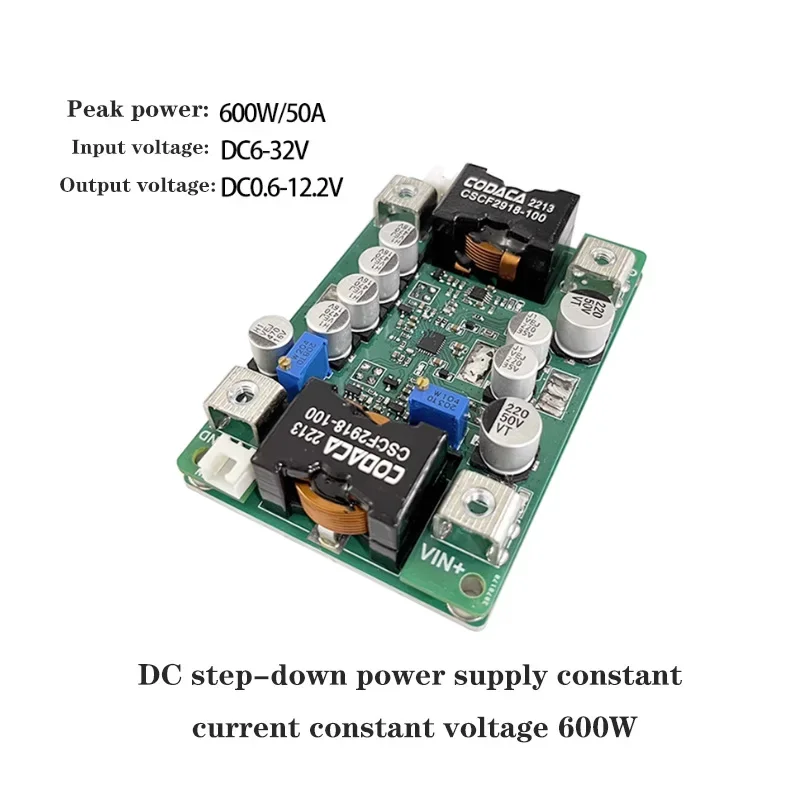 TopEsYF-BK12V50A DC Step-down Power Module Adjustable Constant Current And Constant Voltage Input 8-32V Output Current 50A/1V-12