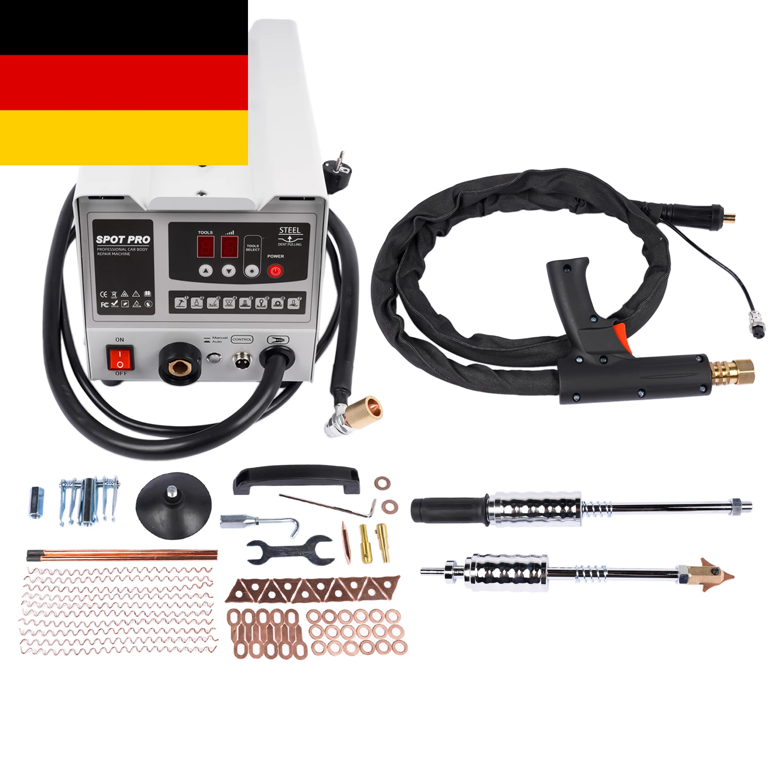 AP03 230V 3.000W 6800A 3kW Dellen-Punktschweißgerät Dellen-Heber Punktschweißgerät Intelligente Reparatur