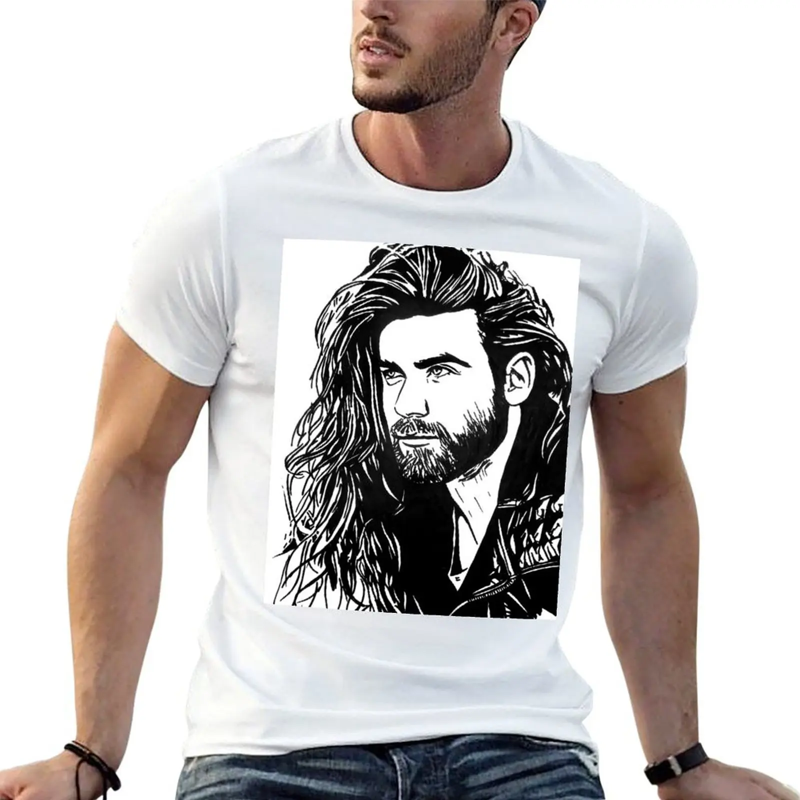 brock o`hurn T-Shirt summer tops kawaii clothes mens white t shirts