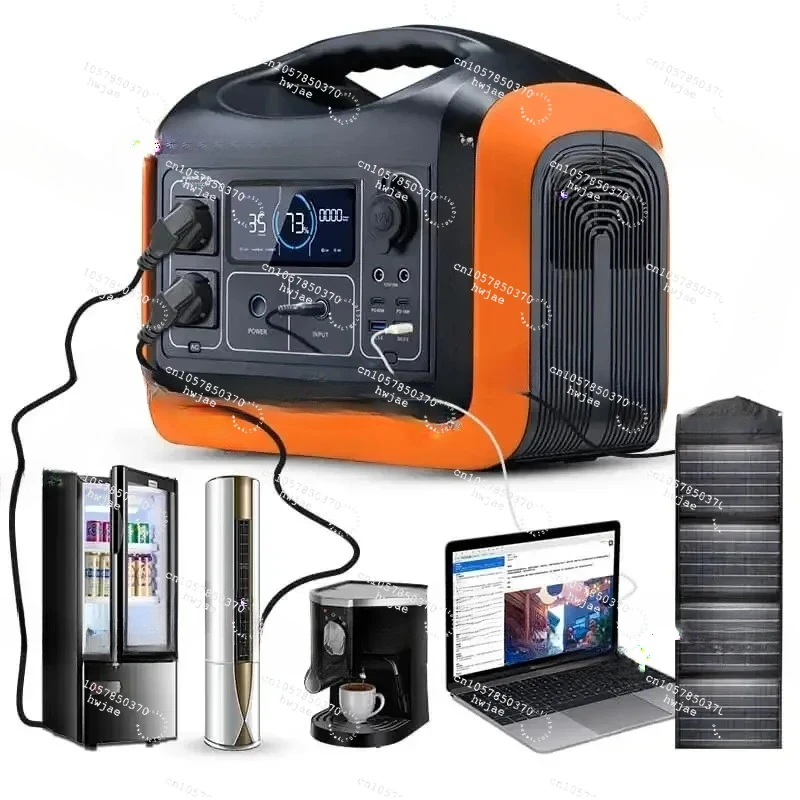 Solar outdoor 110V mobile power 220V portable 100W multi-functional power box lithium iron phosphate energy storage