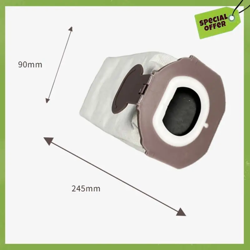 Paquete de 8 bolsas de aspiradora de textura delicada para Vorwerk Kobold VK7 FP7, bolsas de filtro de repuesto