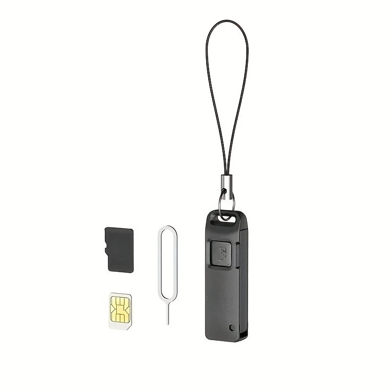 

Multi-function Card Slot Storage Box TF SIM Card Ejector Storage Slot with Lanyard Anti-lost SIM Card Removal Needle Pin 1pcs