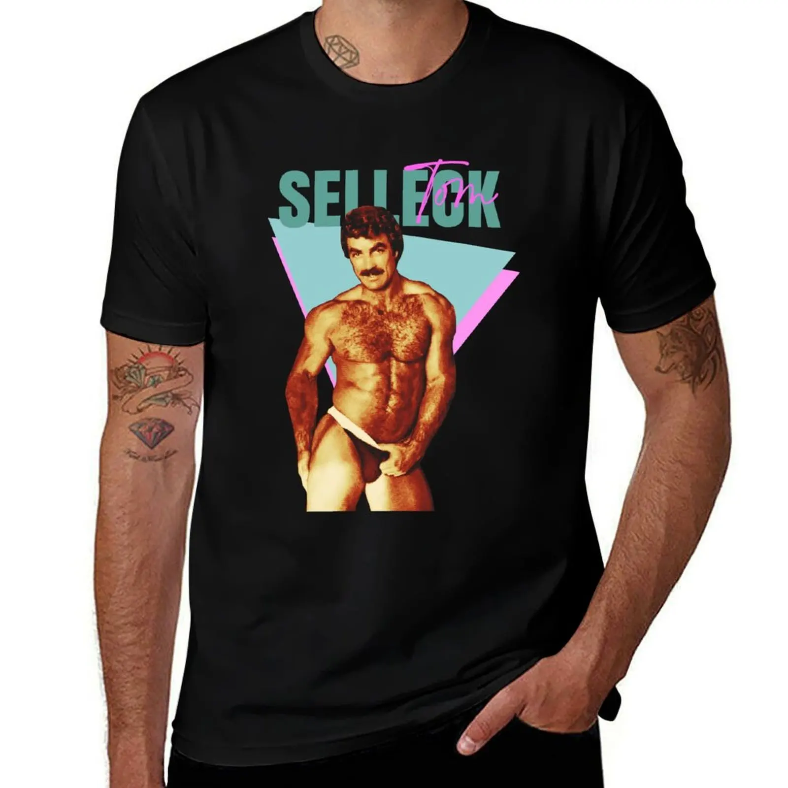 

Classic Tom Selleck T-Shirt cotton man t-shirts vintage graphic tee anime shirt mens white t shirts