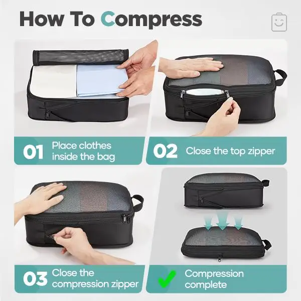 Compression Packing Cube Set 3