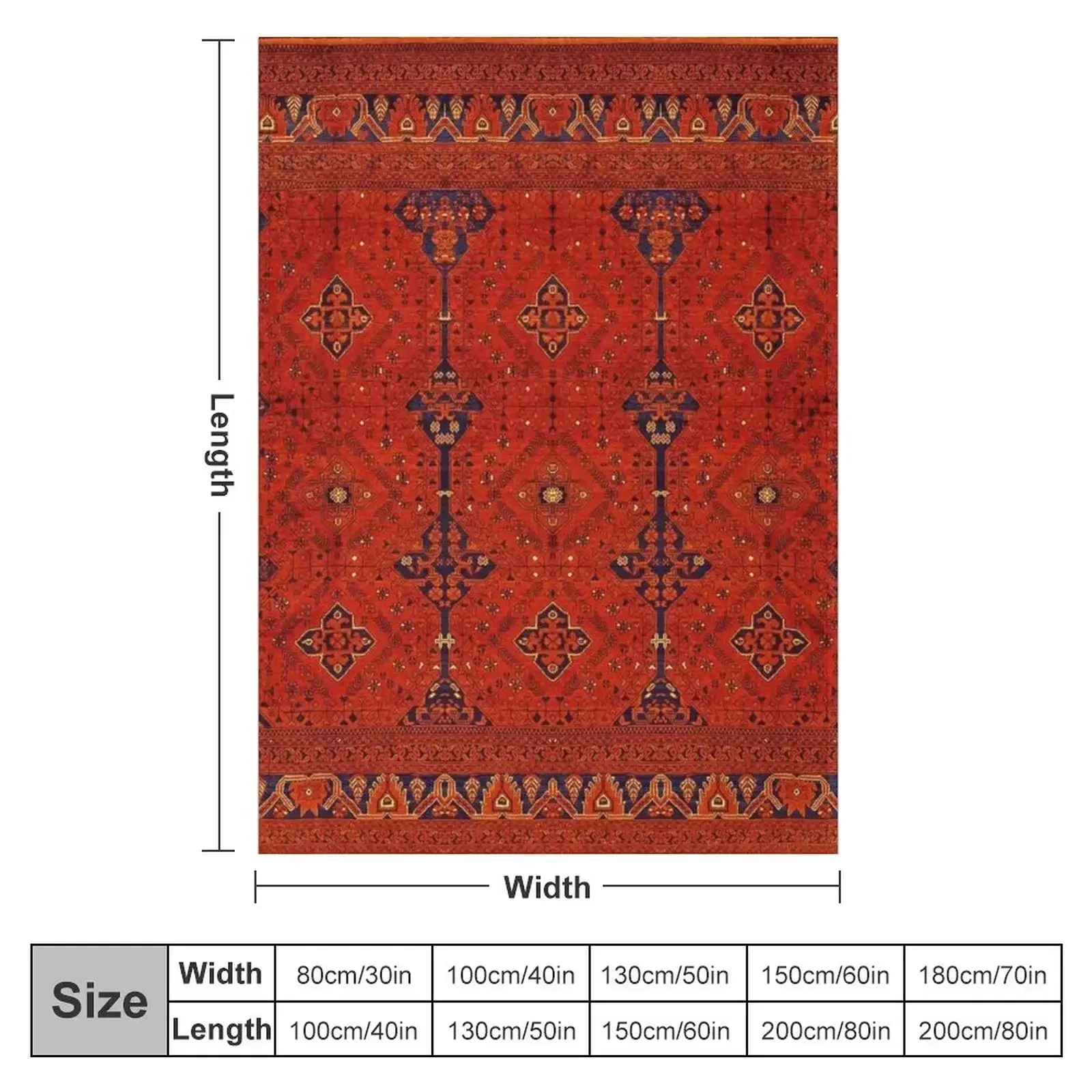 Red Heritage Berber Traditional Moroccan Style Throw Blanket bed plaid Cute Luxury Thicken Hair Blankets