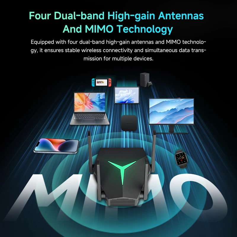 KEBIDUMEI 1200Mbps WiFi repetidor 2,4G/5GHz amplificador de señal Wi-Fi extensor enrutador red Wlan WiFi repetidor WIFI Booster