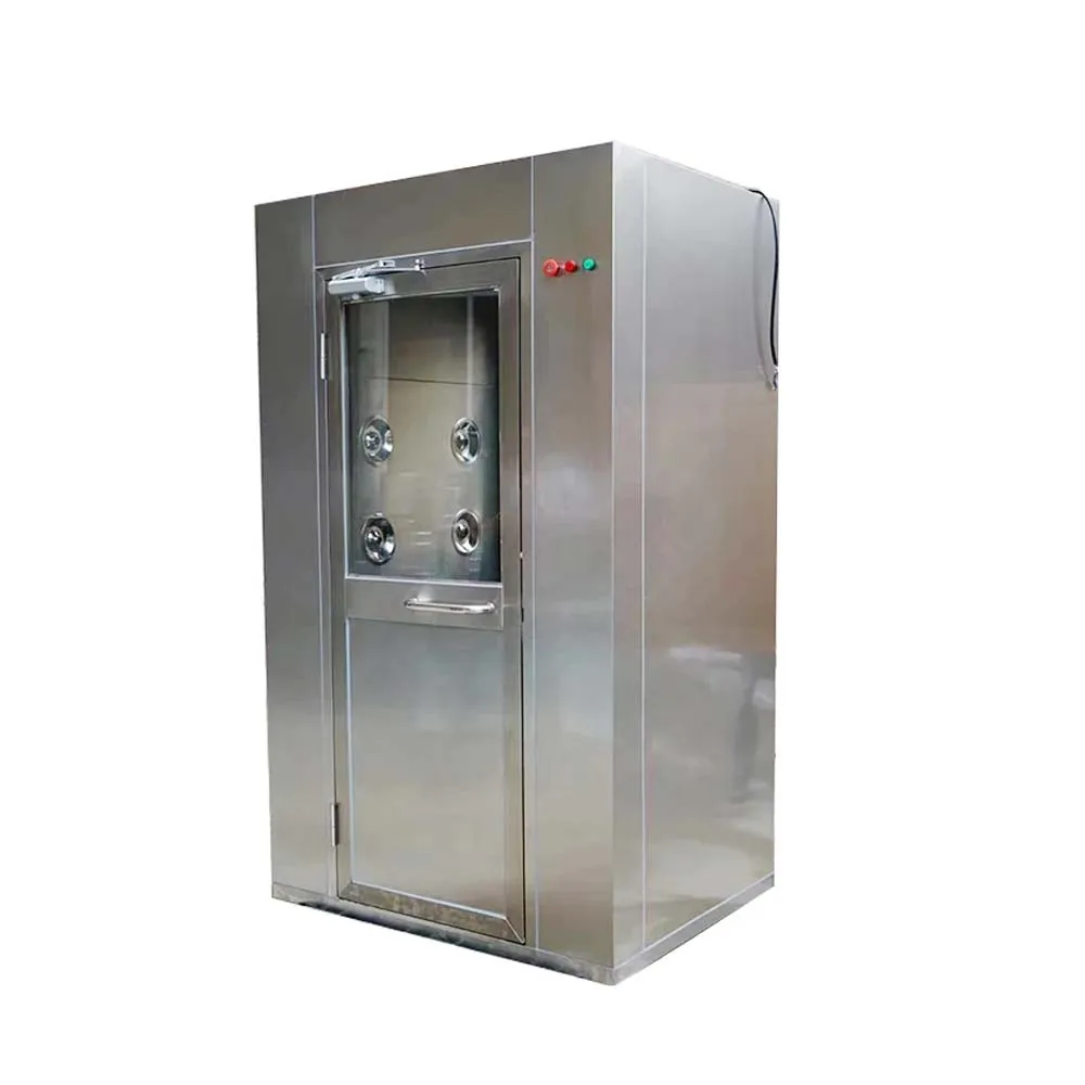 GMP Cleanroom Air Shower Stainless Steel Air Clean Equipment Personal Air Shower Room With Interlock System Dust Free Workshop
