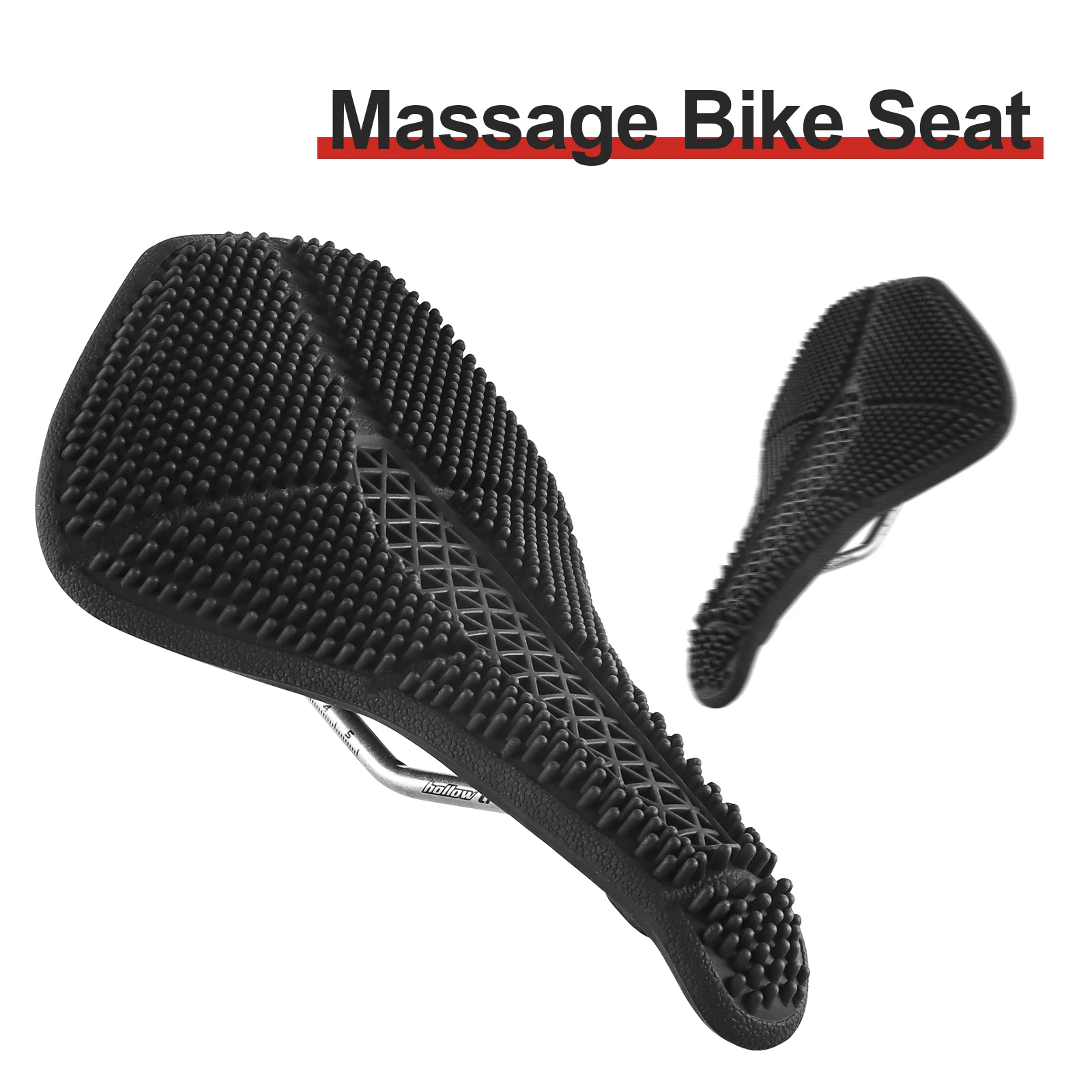 Bicycle Saddles Massage Particles Rubber Seat Commuting MTB Road Bike Saddles Honeycomb Ultralight Breathable Bike Seat Cushion