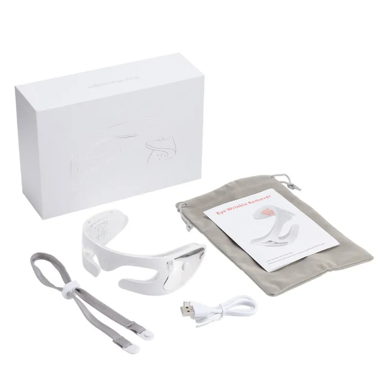 

Visual 3D Eye Massager LED Light Therapy Anti-Aging Eye Care Fatigue Relief Relaxation Relieve Dark Circle Electric Eye Massager