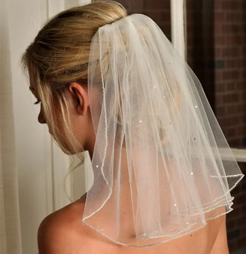 Tocado corto de novia que combina con todo, tocado de boda, diadema pequeña con peine para el cabello, accesorios de fotografía