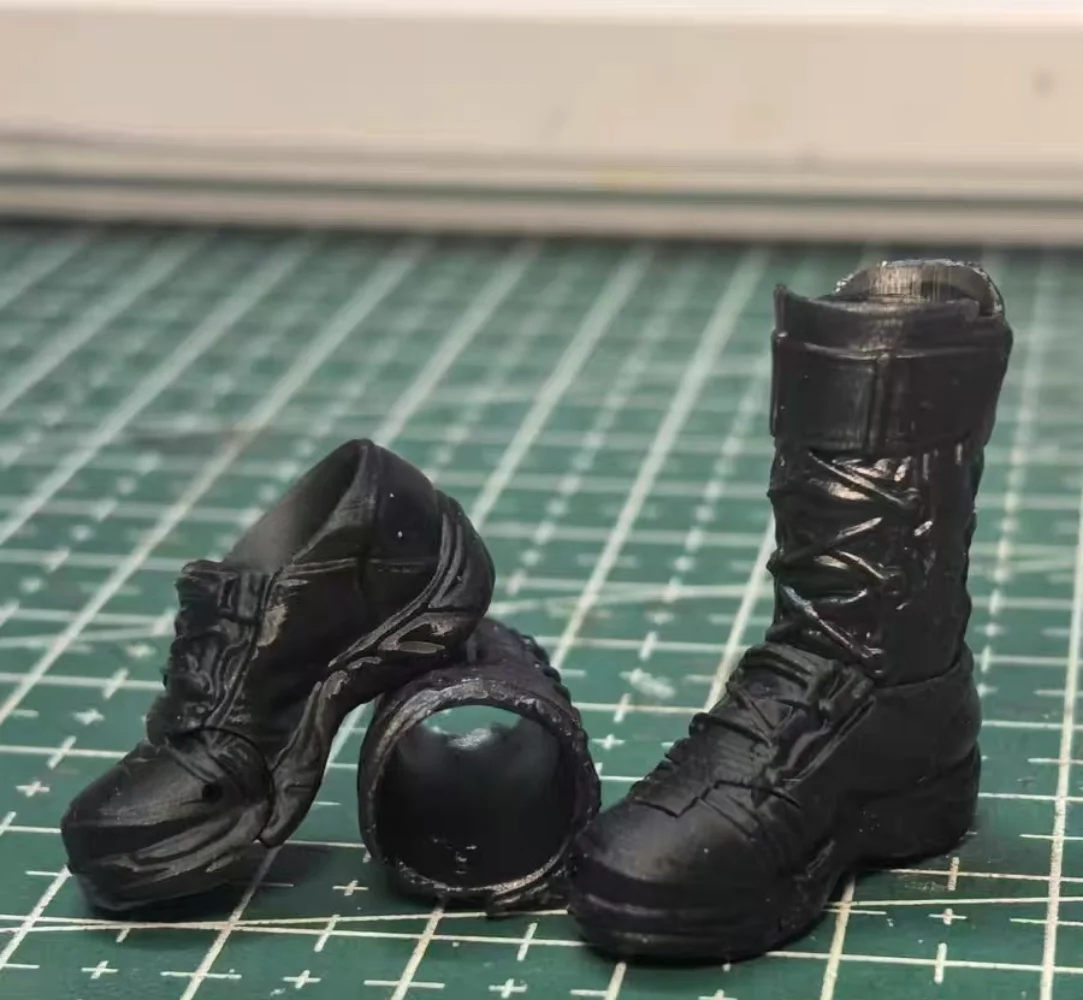 Modelo de Botas Táticas em Escala 1/12 para Soldados de 6'' Nota