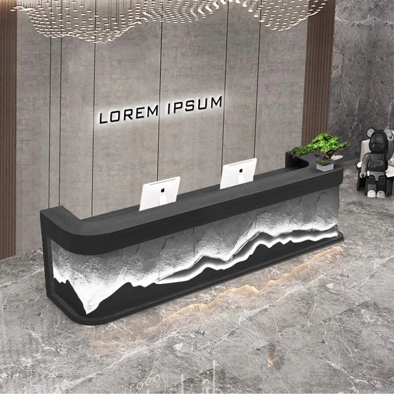 

Дизайнерский светильник, роскошный магазин одежды, стойка для салона, плавающий высококачественный ящик для стойки регистрации, современная офисная мебель