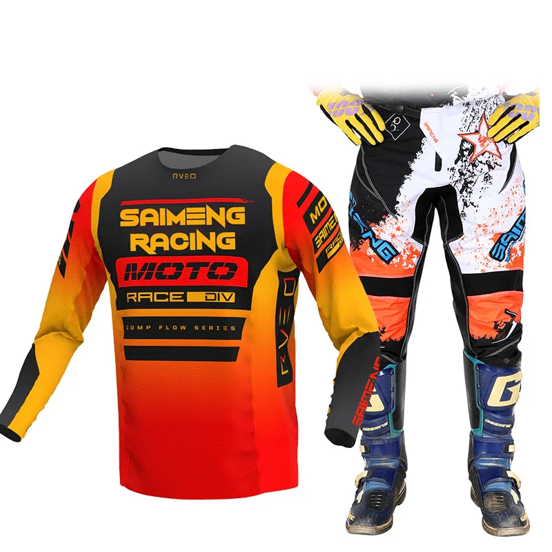 

Motocross Jersey Pant Kits Mens Kits Women's MX ATV Enduro Dirt Bike Combo racing suit Enduro mountain Downhill BMX