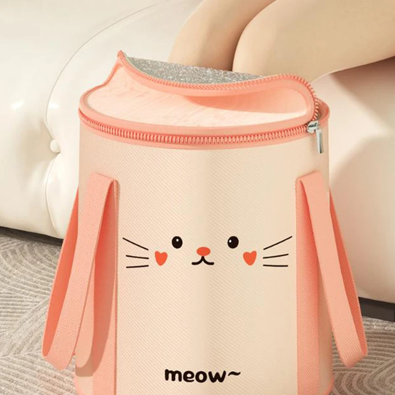 여행 접이식 발 버킷 휴대용 두꺼운 알루미늄 호일 발 가방 가정용 물통 다기능 발 세척 버킷