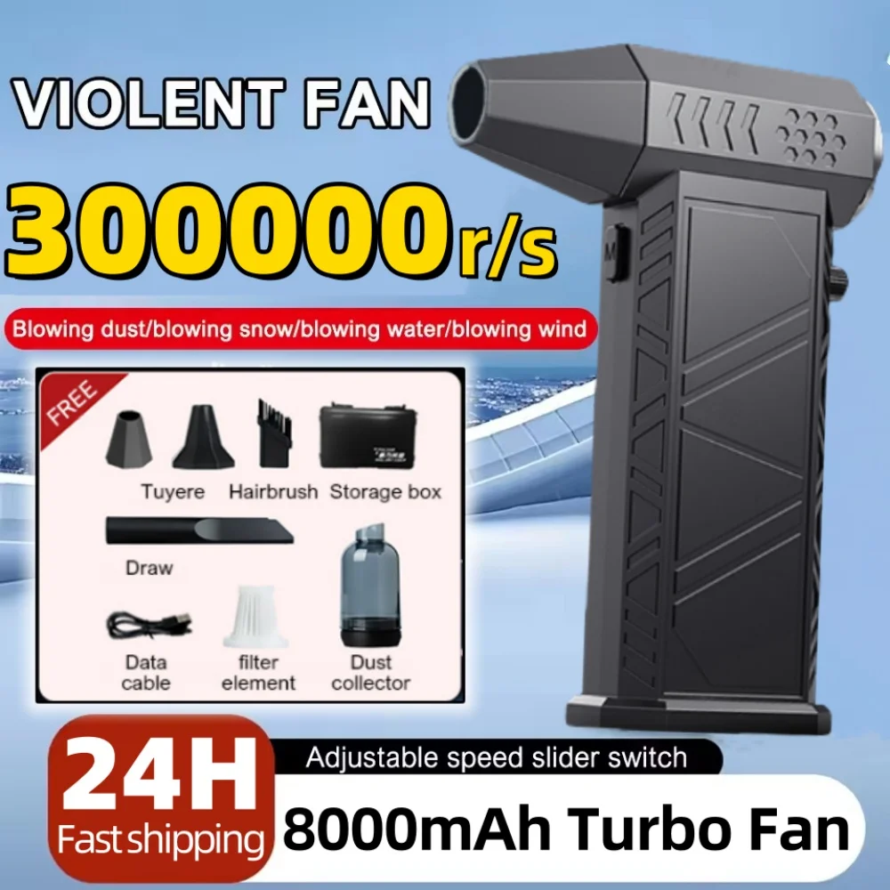 

X9 Turbo Fan Jet 300000RPM Turbo Jet Blower Brushless Vacuum Cleaner Blower For PC/Keyboard/Home/Car Cleaning Air Duster Blower