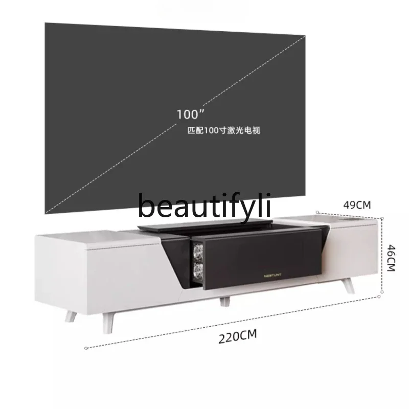 

Hidden Electric Intelligent Telescopic Table Short Focus Projector for TV Cabinet4593